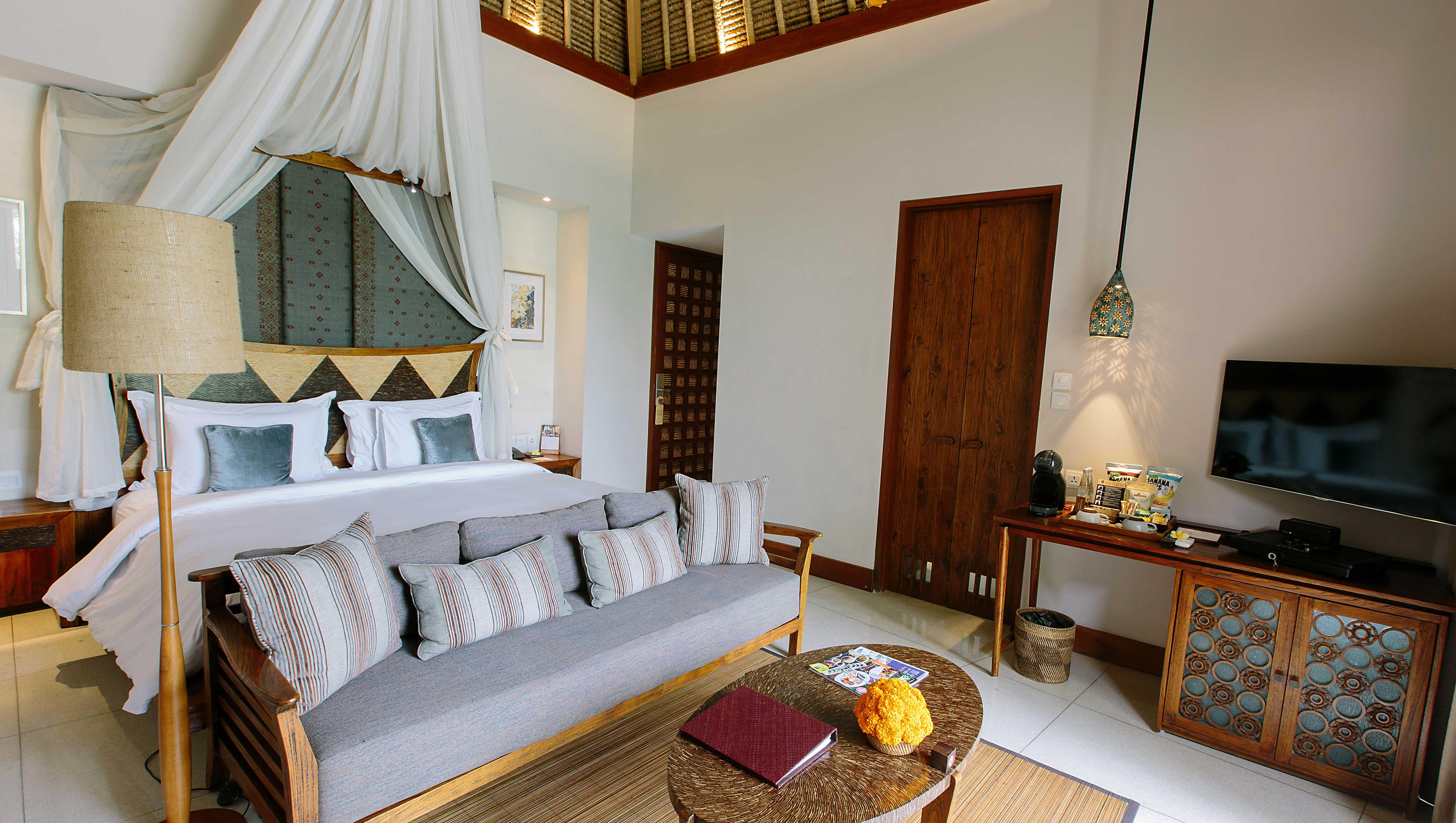 Tejaprana Resort & Spa Ubud  Luaran gambar A bedroom at the resort