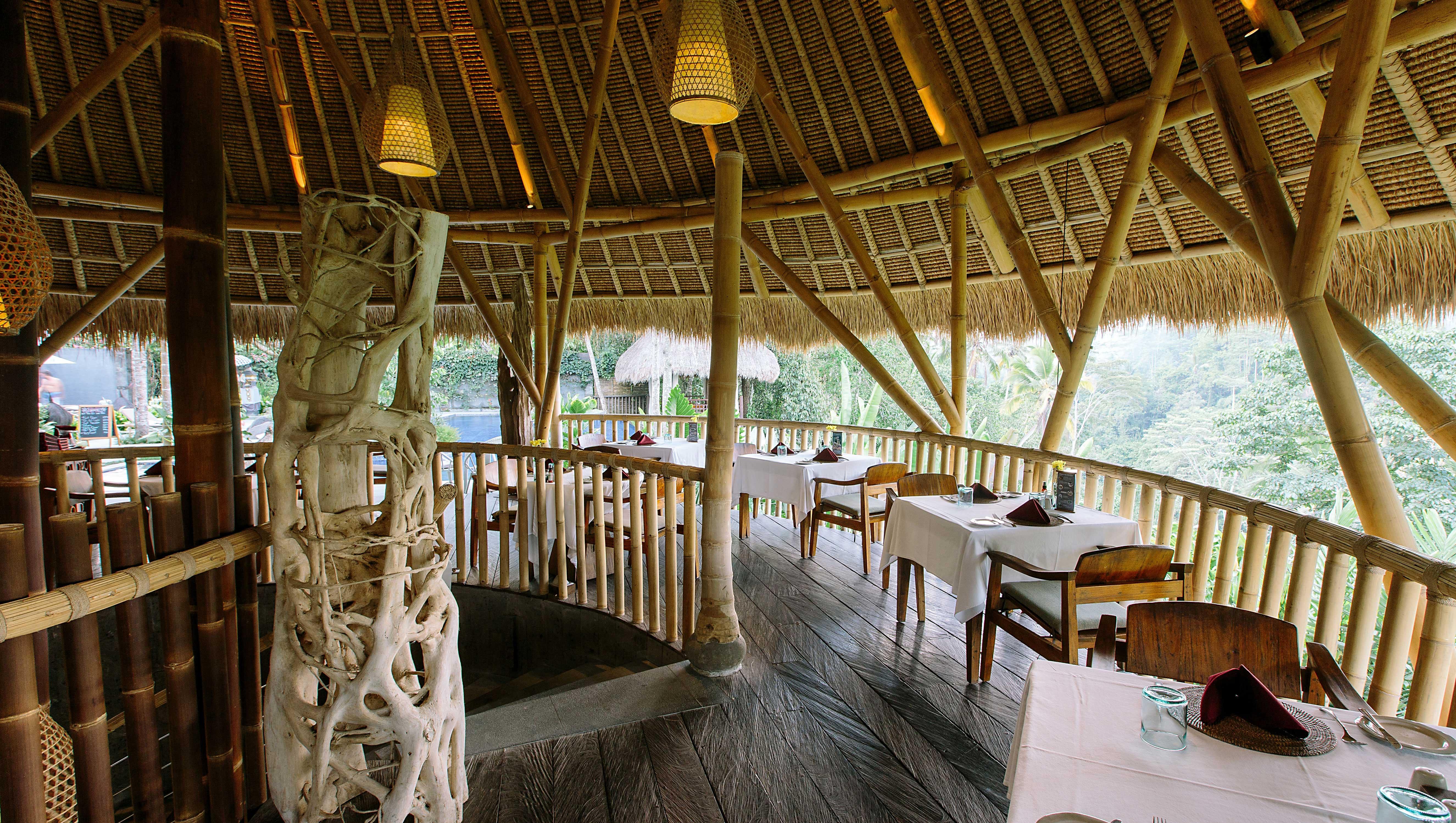 Tejaprana Resort & Spa Ubud  Luaran gambar The restaurant at the resort