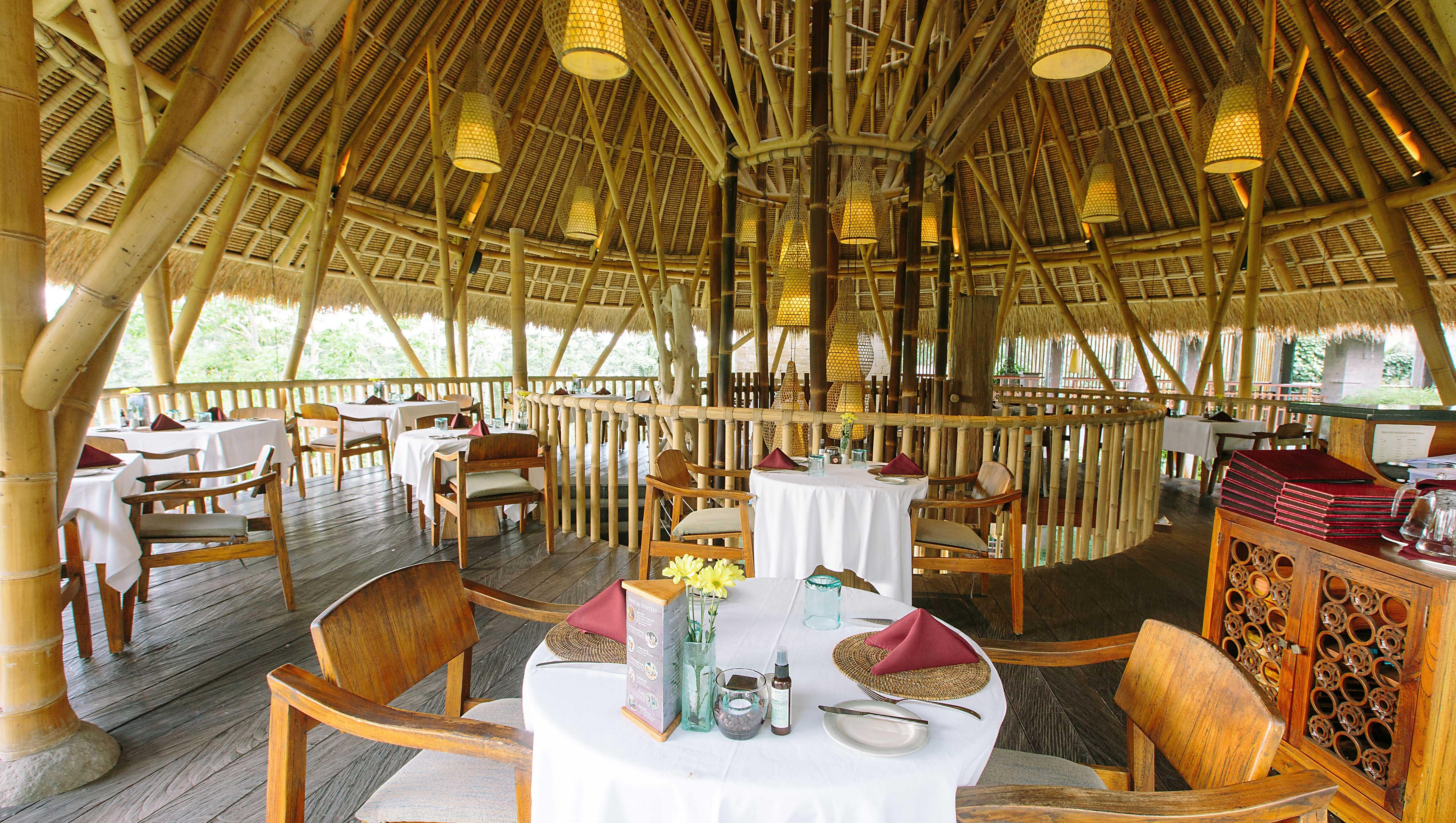 Tejaprana Resort & Spa Ubud  Luaran gambar The restaurant at the resort